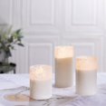thumbnail image 2 of Velas sin llama COVEGE de vidrio arenado LED con control remoto, 2 of 7