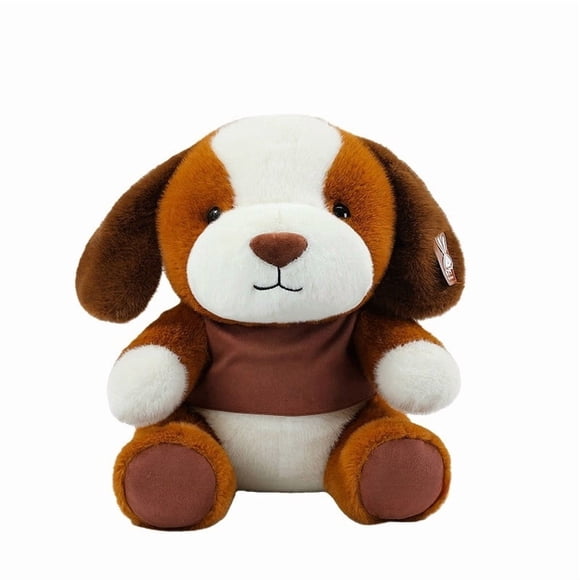 CaiYueKe Soft Plush Puppy Stuffed Animal Toy Cute Doll Gift for Kids Children Interactive Cuddly Pet Companion Playtime Imaginative Role Play Fun
