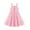 Pink, variant on Arshiner Toddler Girls Valentines Red Heart Sundress Summer Party Casual Spaghetti Strap Midi Dresses for 4-5Y