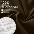 thumbnail image 6 of Lux Decor Twin XL Fitted Sheet Only - Ultra Soft Brushed Microfiber Bottom Sheet, 16” Deep Pocket with 360° Elastic Fit, Wrinkle & Fade Resistant, Brown, 6 of 9