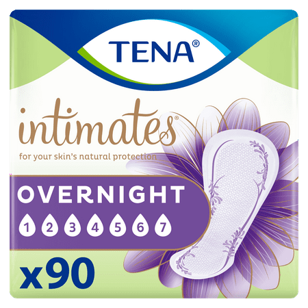 Tena Intimates Overnight Pad, 90 Count