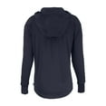 thumbnail image 3 of Women's Cutter & Buck Navy Detroit Tigers Daybreak Eco Recycled Half-Zip Hoodie, 3 of 3