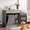 Gray, variant on AHB 39.38" Pet Food Storage Cabinet, Tilt-Out Pet Feeding Station with Drawer, Adjustable Shelf and Side Shelves for Kitchen, Laundry Room and Mudroom, Blue