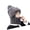 Gray, variant on Thickened Plush Knitted Hat with Neck Gaiters Face Cover Cold Weather Protections Pullover Russian Hat for Winter Outdoor