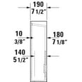 thumbnail image 2 of Duravit D-Code Sink Pedestal White, 2 of 4