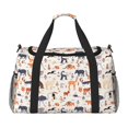 thumbnail image 1 of Disketp South American Animals Bolsa de Viaje Tipo Duffle, Bolso de Mano para Fin de Semana para Mujer, Bolsa de Gimnasio Ligera para Hombre, Esencial para Viajes, 1 of 7