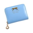 thumbnail image 4 of Minnieouse Tarjetero pequeño y elegante para un fácil acceso, carteras pequeñas, monederos, monederos fáciles de guardar en la bolsa, azul Type2 NO2, 4 of 6