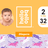 Hello Bello Diapers - Unicorn Pants - Size 2 (32ct)