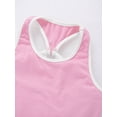 thumbnail image 4 of YONGHS Ensemble de Robe de Tennis Sans Manches pour Filles avec Shorts 2 Pcs Jupe-Culotte Rose 14, 4 of 6