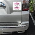 thumbnail image 2 of DistinctInk Custom Bumper Sticker - 8" x 8" Decorative Decal - White Background - Keep Calm and Bake On, 2 of 2