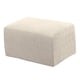 thumbnail image 5 of Funda de reposapiés Fundas otomanas elásticas Fundas plegables para muebles 18Beige XL Zulema Funda de puf otomana, 5 of 8