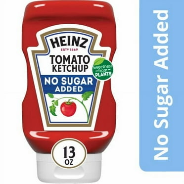 Heinz No Sugar Added Tomato Ketchup 13 oz - Pack of 2