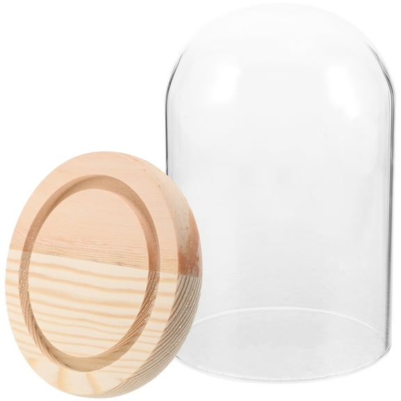 MUSEYA Wedding Glass Dome Decor Clear Display Dome for Special Occasions 1Pcs