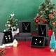 thumbnail image 2 of 12 cajas de joyería rectangulares negras, 3,5 x 2,8 x 1,2 cm, de cartón con esponja en el interior, cajas de papel kraft, cajas de regalo navideñas, cajas de cartón para anillos., 2 of 7