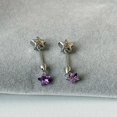 thumbnail image 4 of Fashionable Star Wand Zircon Studs Earrings Featuring Lightweight and Comfortable Designs for Everyday Wear, 4 of 4