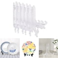 thumbnail image 6 of 10pc Plastic Display Plate Stand Adjustable Folding Plate Racks Porcelain Plate Tray Holders Photo Frame Gift Stand Decorations, 6 of 6