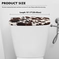 thumbnail image 5 of Renewold Cow Printed Toilet Tank Lid Cover Stains and Dust Resistant Toilet Top Cover with Elastic Edge Fit Most Toilets Tanks Bathroom Decor, 5 of 6