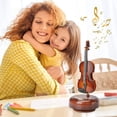 thumbnail image 5 of Boîte à Musique Violon Classique avec Base Rotative - Cadeau Parfait pour Garçons et Filles, 5 of 5