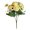 Yellow, variant on Artificial Flower Fake Peony Silk Flowers Rose Bouquet Plastic Bulk Flowers for Home Wedding Bride Bouquet Decor
