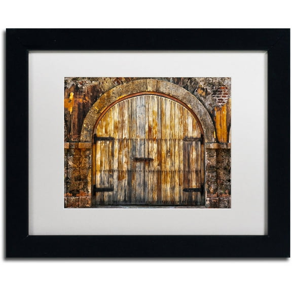 Trademark Fine Art "Castillo de San Felipe del Morro 16" Canvas Art by CATeyes, White Matte, Black Frame