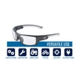thumbnail image 3 of Bullhead Safety Dorado Clear Gafas de seguridad con tecnología Performance Fog ANSI Z87+ Gafas protectoras de policarbonato con protección contra la luz UV y revestimiento antirrayas Marco gris perla, 3 of 8