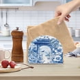 thumbnail image 5 of Blue Gates Flowers Floral Napkin Holders for Tables Napkin Stand Paper Holder Organizer Tabletop Tissue Box Dispenser, 5 of 8