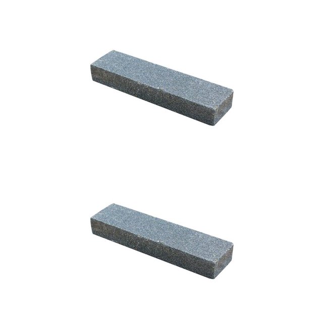 Ounissouiy Kitchen Whetstone Double Sided Sharpening Stone Sharpened Slicer Rectangular Sharpener Barbecue Outdoor Manual Reusable uno 2Conjunto