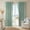 Aqua-52"W x 84"L (Pack of 2), variant on Beige Blackout Linen Curtafor Bedroom 84 Inches Long Thermalulated&privacyurd Window Living Room Dining Patio Sliding Gldoor W52 X L84 2 Panels