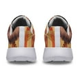 thumbnail image 4 of God Bless America Eagle Dreamcatcher Print Sneakers Lightweight Comfortable Running Shoes for Men Women White Size 9, 4 of 7
