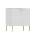 thumbnail image 4 of Boyel Living 2-Door Accent Sideboard Storage Cabinet, White Modern Sideboard Buffet Cabinet for Kitchen, Dining Room, Living Room, Entryway, 4 of 13