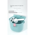 thumbnail image 4 of Dispensador de fórmula para bebés, contenedor dispensador de leche en polvo portátil con asa de transporte para viajes y actividades al aire libre (azul), 4 of 5