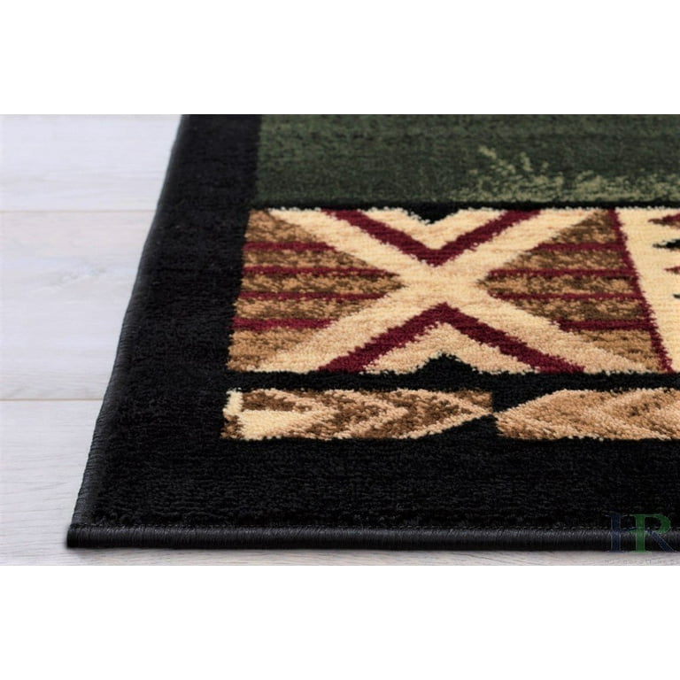 3d Print Great Eagle Pattern Carpet, Rectangle Stain Resistant