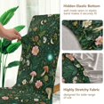 thumbnail image 5 of Yayeee 2 Pack Dining Chair Covers Stretch Parson Chairs Slipcovers Seat Protector, Green Forest Pattern, 5 of 6