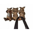 thumbnail image 3 of Cast Iron Three Little Pigs Triple Wall Hook, 3 of 3