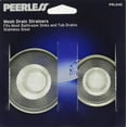 Peerless 2pc Mesh Drain Strainer, Stainless Steel Catcher, Fits Most