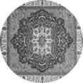 thumbnail image 1 of Ahgly Company Indoor Round Abstract Gray Modern Area Rugs, 8' Round, 1 of 4