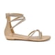 thumbnail image 2 of Sandalia DREAM PAIRS WEITZ plana con tira al tobillo y pedrería 7.5, 2 of 8
