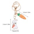 thumbnail image 3 of asddcavvf Easter Keychain Creative Personality Cute Bunny Keychain Pendant Bag Ornament, 3 of 5