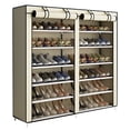 thumbnail image 1 of AGASY Shoe Rack Portable Storage Free Standing Shoe Organizer with Non-Woven Fabric Cover (Beige), 1 of 5