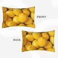 thumbnail image 4 of Bixox Ripe Yellow Lemon Printed Pillow Protector,Super Soft Ideal for Home,Guests,Rentals - 16"x24", 4 of 8