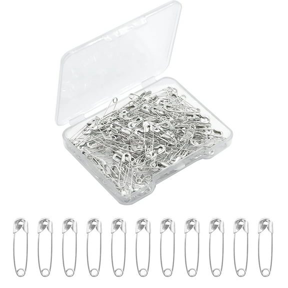 400-Count Safety Pins - Small Safety Pins for Garment Repair, Quilting, Jewelry Making,Silver - 0.75 Inches