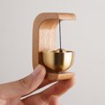thumbnail image 4 of Mouliraty Wood Doorbell Chime Shopkeepers For Door Opening Magnetic Beech Wood Doorbell With Brass Entrance Hanging Chime For Wall Store, 4 of 4