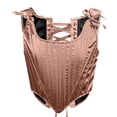thumbnail image 3 of Jsaierl Womens Corset Top Plus Size Lace Up Steampunk Renaissance Corset Push Up Overbust Corsets Casual Bustier Shapewear, 3 of 9