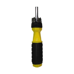 IMENGL Liquidation ! Jeu de tournevis à pointe magnétique Relayuji 6 Dans 1 Tournevis ensemble tête plate tournevis jeu tournevis ensemble une taille jaune