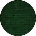 thumbnail image 1 of Ahgly Company Indoor Round Abstract Green Modern Area Rugs, 6' Round, 1 of 4