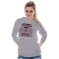 thumbnail image 4 of Breast Cancer My Mom is an Angel Plus Size Long Sleeve Graphic Tee Shirt Brisco Brands 3X, 4 of 5