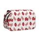 thumbnail image 1 of Disketp Strawberry Estuche de Lápices de Doble Capa con Tapa Abatible y Cremallera, Organizador Escolar para Adolescentes y Adultos, 1 of 7