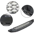 thumbnail image 5 of waltyotur Black & Chrome Front Bumper Grille Honeycomb Mesh Grill Replacement for Ford Fusion 2017 2018 HS73-8200, 5 of 5