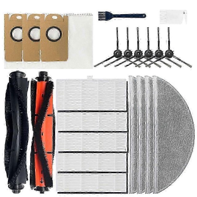 Main Brush HEPA Filter Side Brush Replacement Accessories Kits for R1 Robot Vacuum Cleaner