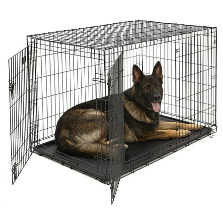 MidWest Double Door iCrate Metal Dog Crate (Best Soft Sided Dog Crate)
